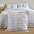 Bedlinnen Lilly, katoen   (wit / beige)