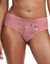 Shorty in veelkleurige, geborduurde tule, Suzy (roze)