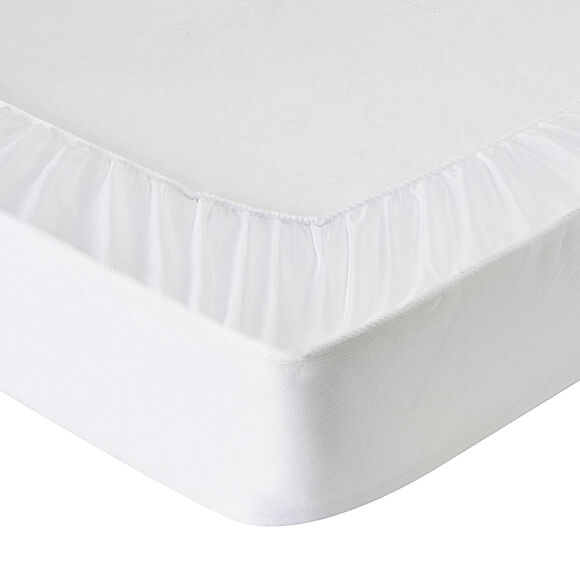 Protège-matelas molleton absorbant traité Essential® (blanc)