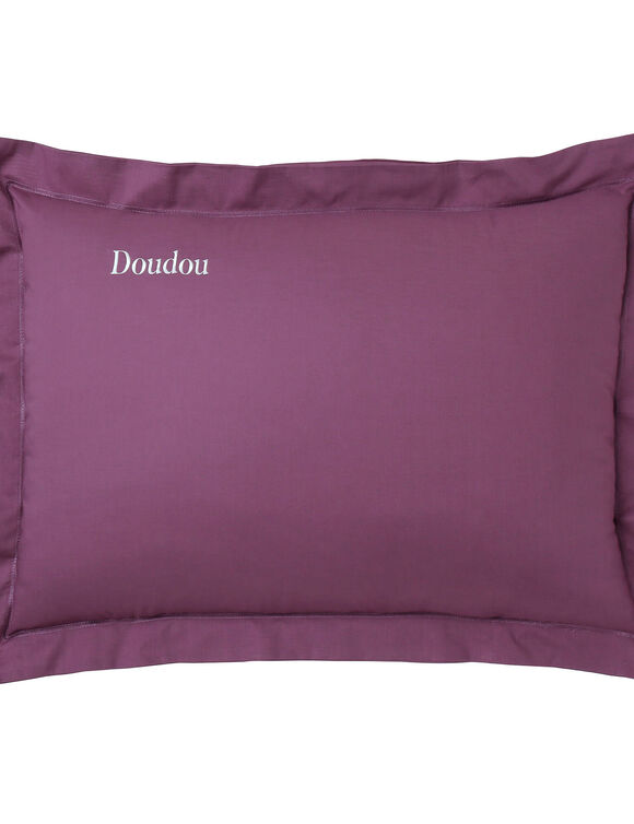Taie d'oreiller coton, personnalisable  (figue)
