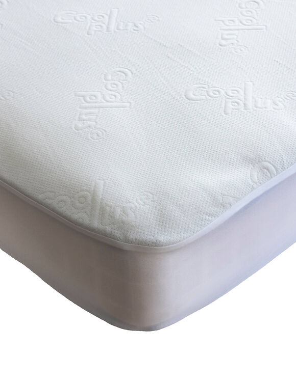 Prot&egrave;ge-matelas Technologie Coolplus&reg; (blanc cass&eacute;)
