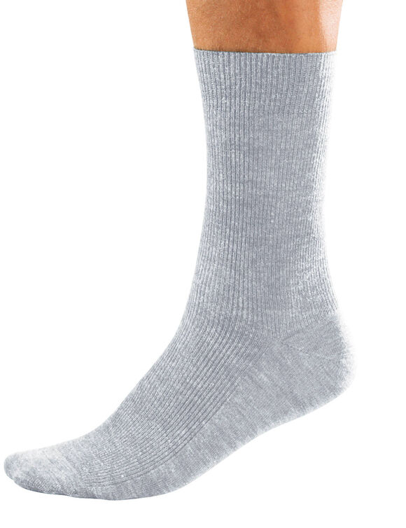 Mi-chaussettes sp&eacute;ciales circulation - lot de 2 paires (gris clair)