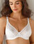 Soutien-gorge en dentelle et microfibre "L' Irresistible" - avec armatures (blanc)