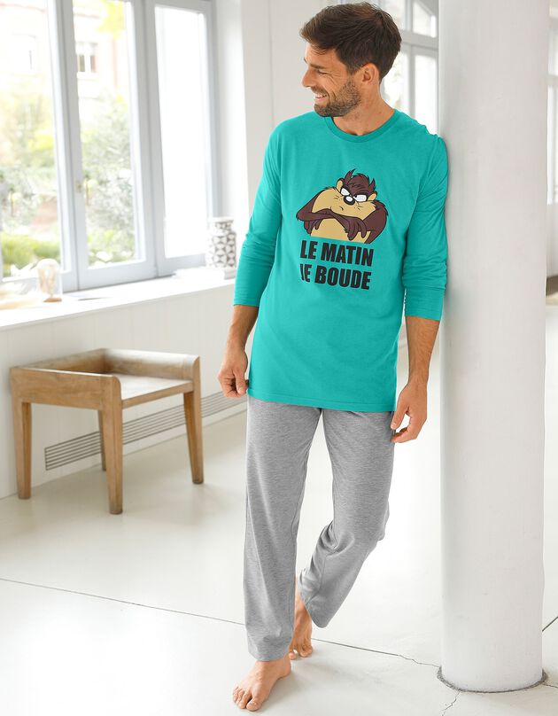 Pyjama Tas met lange mouwen (watergroen)