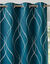 Rideau occultant imprim&eacute; serpentins (&eacute;meraude)