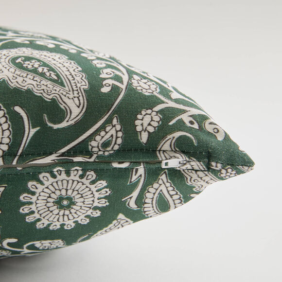 Kussenhoes met indisch motief - set van 2 (groen)
