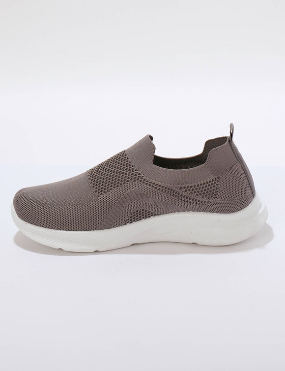 Lichte sneakers, meshtextiel (grijs)