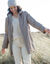 Parka imperm&eacute;able fourr&eacute;e, mi-longue (taupe)