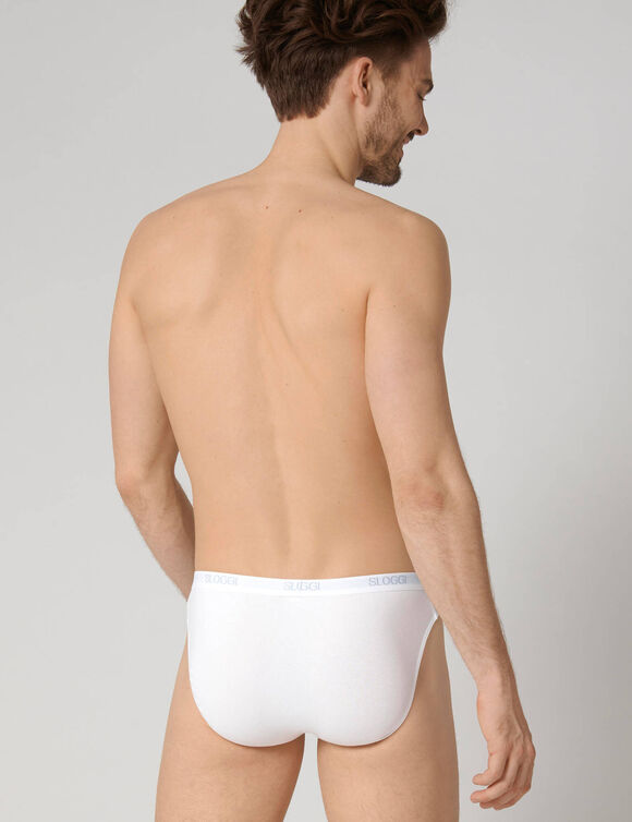 Gesloten slip in minimodel - set van 3 (wit)