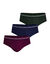 Slip Business Chic - set van 3 (groen + bordeaux + marine)