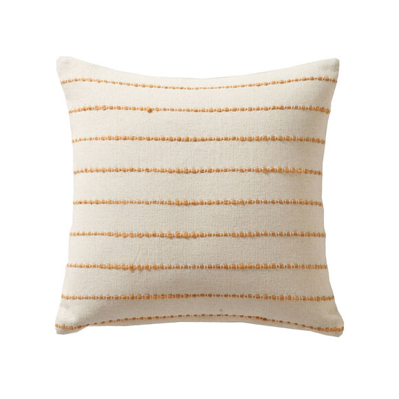 Kussen in artisanaal weefsel (naturel / honing)