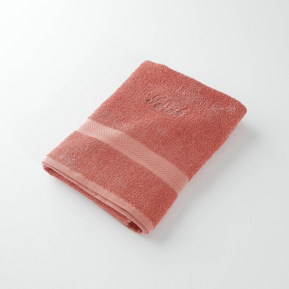 Effen handdoek, zacht comfort, personaliseerbaar (tomette)
