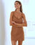 Fond de robe coton stretch invisible (noisette)