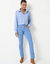 Modellerende broek met 5 zakken (grijsblauw)
