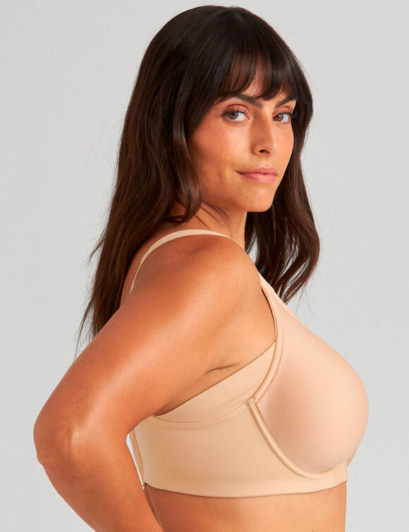 Soutien-gorge bonnets moul&eacute;s  spacer respirant - avec armatures (beige)