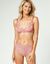 Soutien-gorge forme emboîtante dentelle et tulle Kaimu - avec armatures (terracotta)