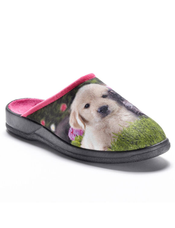 Pantoffels met "hond" fotoprint (hond)