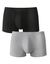 Boxer Fusion Eminence® - lot de 2 (noir + gris chiné)