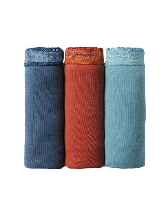 Basic maxislip - set van 3 (oranje + blauw + eendenblauw)