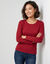 T-shirt manches longues, jersey en coton biologique(**) (prune)
