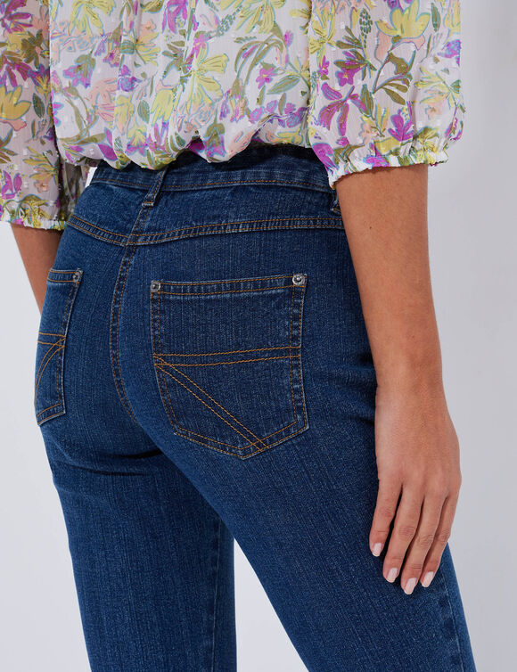 Jean droit - moyenne stature (dark blue)