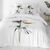 Linge de lit Coquelicot en coton imprimé (blanc)