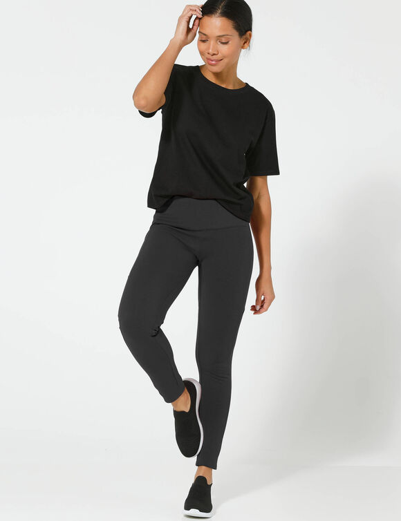 Legging à poche, polyester recyclé(**) (noir)