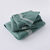 Collectie effen badhanddoeken 420 g/m&sup2;, met geborduurde sierrand (eucalyptus)