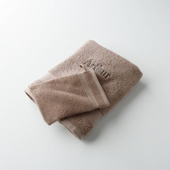 Collectie gepersonaliseerde badhanddoeken &ndash; heerlijk zacht, 540 g/m&sup2; (taupe)