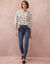 Jean slim taille haute, grande stature (stone)
