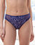 Culotte midi dentelle coton imprimé Tropea - lot de 4  (parme + marine)