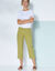 Rechte 7/8-broek met stretch (olijfgroen)