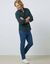 Flanel overhemd met geruite ruit (groen / marine)