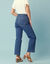 Jeans voor Kleine Lengtes, cropped recht model (stone)