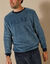 Pyjama "Relax" en maille polaire, toucher peluche (bleu / marine)