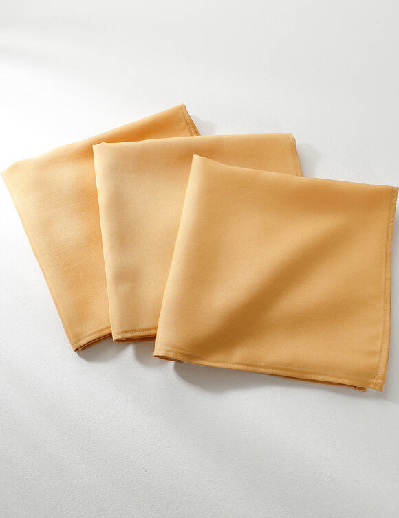 Nappe unie entretien facile (moutarde)