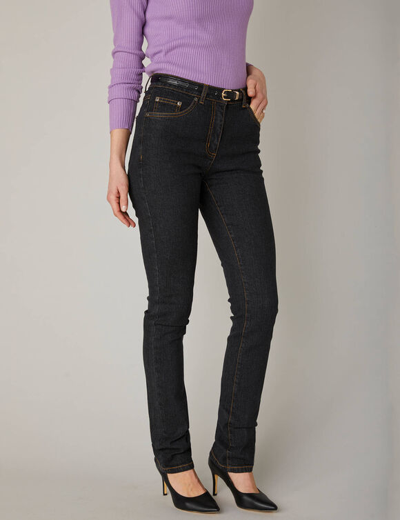 Jean droit - petite stature (black)
