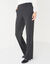 Pantalon &eacute;l&eacute;gant droit, ray&eacute; (noir / blanc)