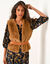 Veste sans manches en fausse fourrure  (bronze)