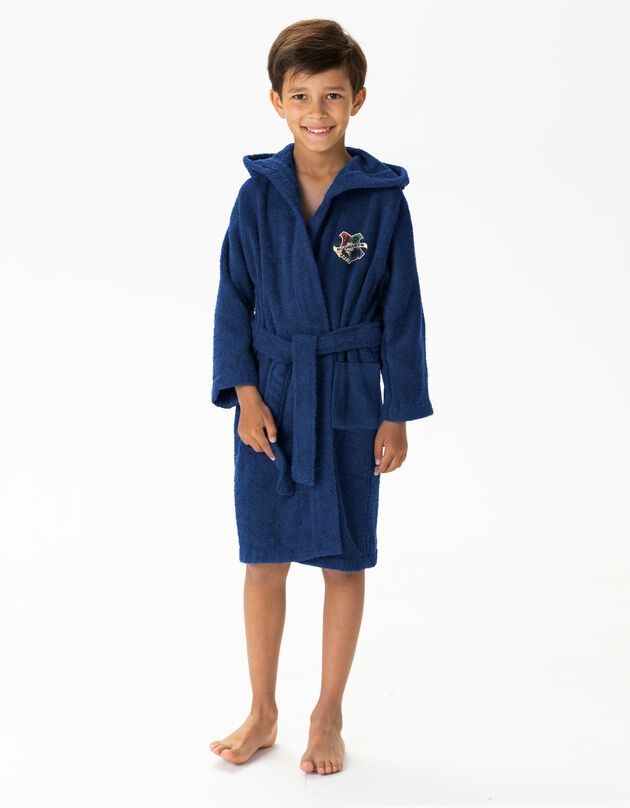Kinderbadjas Harry Potter® met kraag en kap (blauw)