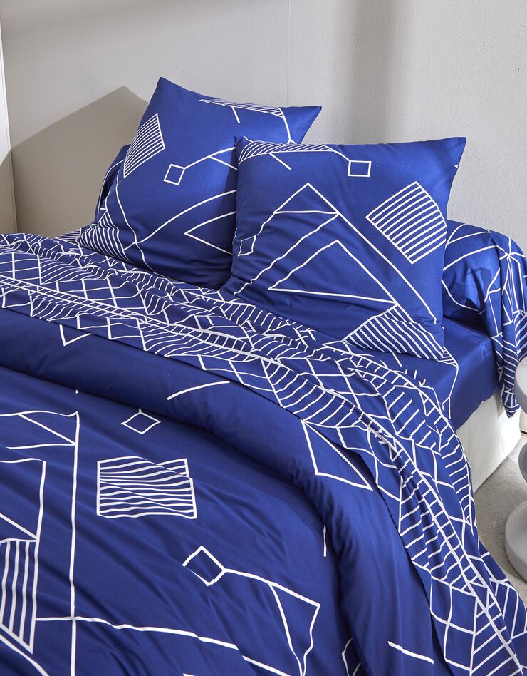 Bedlinnen Hector, katoen (blauw)