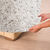 Bi-rekbare hoes in microvezel, effen faux-uni effect voor fauteuil en zitbank (beige)