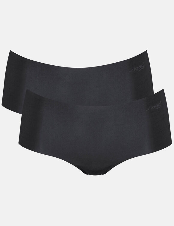 Shorty ZERO Microfibre sans coutures - lot de 2 (noir)
