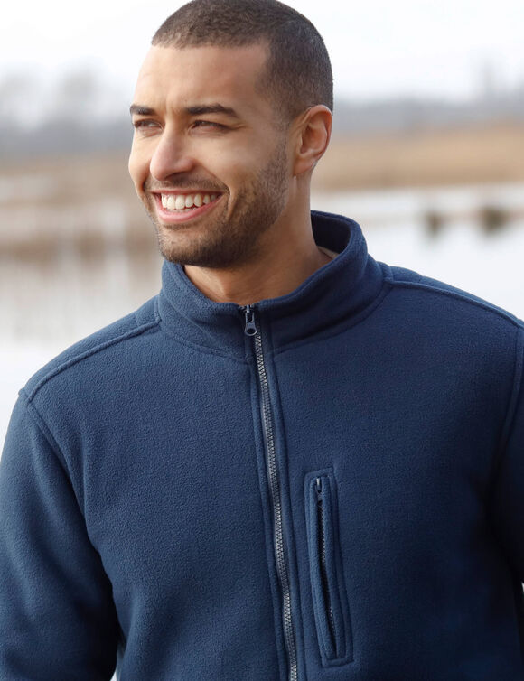 Extrawarme blouson in fleece (marine)