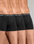 Shorty - set van 3 (zwart)