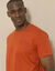 T-shirt met ronde hals en korte mouwen - set van 3 (oranje + aqua + paars)