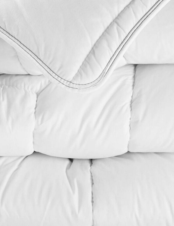 Couette coton biologique** 500 g/m&sup2; grand confort (blanc)