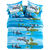 Bedlinnen Flipper in polyester-katoen (blauw)