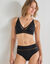 Soutien-gorge forme triangle bonnets moul&eacute;s Paia- sans armatures (noir)