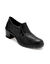 Leren hakschoenen met rits (zwart)